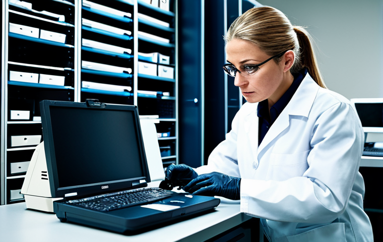 빅데이터 기술자와 데이터 포렌식 - Big Data Analyst at Work**

A professional data analyst in a modern office, fully clothed in busines...