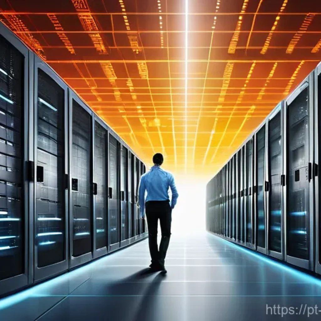 빅데이터 기술자의 최신 클라우드 서비스 활용법 - **Prompt 1: The Cloud Migration Journey**
    A wide-angle, dynamic shot depicting a metaphorical jo...