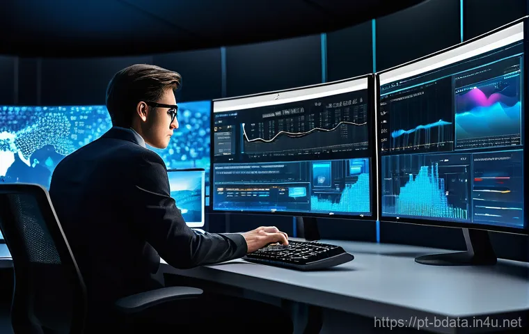 빅데이터 기술자의 최신 클라우드 서비스 활용법 - **Prompt 1: The Cloud Migration Journey**
    A wide-angle, dynamic shot depicting a metaphorical jo...