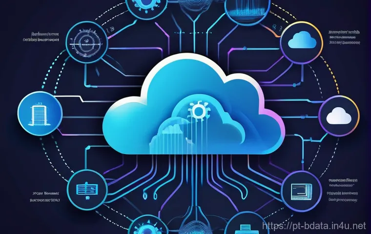 빅데이터 기술자의 클라우드 서비스 비교 - **Prompt for "Dynamic Cloud Scalability for Big Data"**:
    "An intricate, futuristic digital artwo...