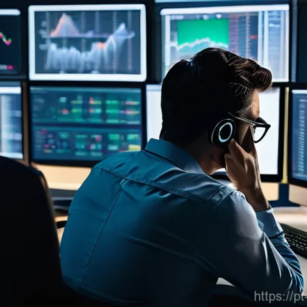 빅데이터 기술자의 멘탈 관리 - **Prompt for Overwhelm/Burnout:**
    "A close-up, dramatic shot of a data professional (gender neut...