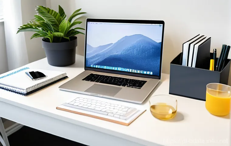 빅데이터 기술자의 멘탈 관리 - **Prompt for Disconnection/Recharge:**
    "A vibrant, uplifting image of a data professional (gende...