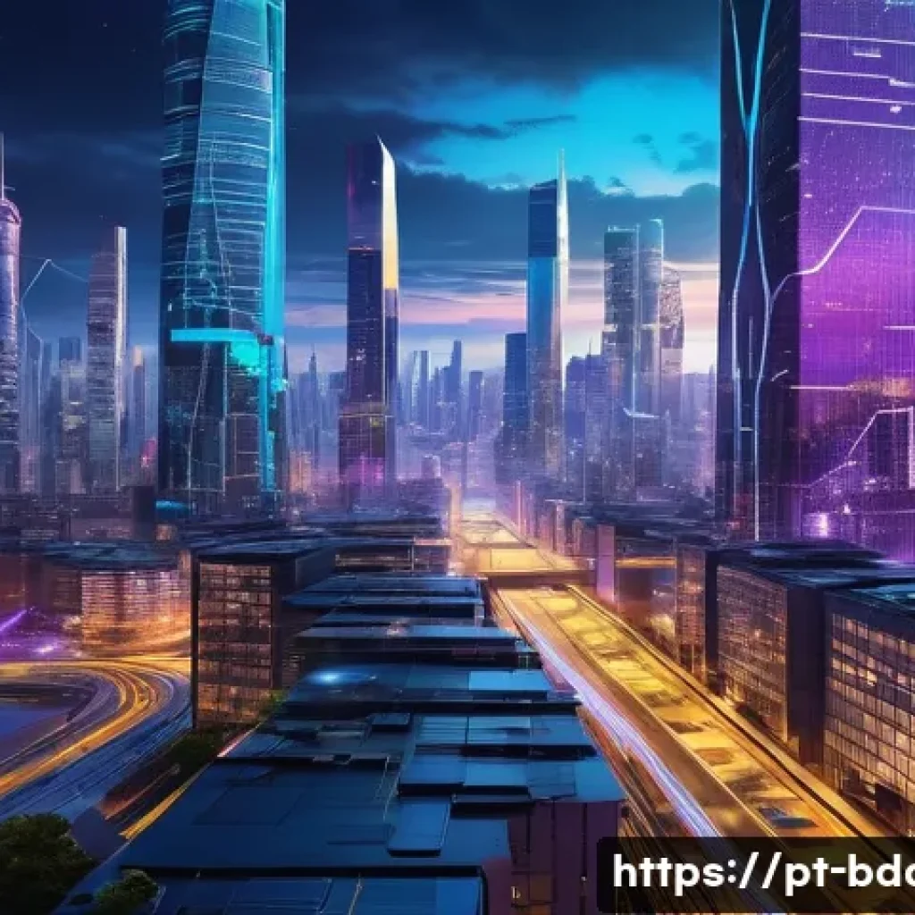 빅데이터 실무에서 데이터 연결성 관리 - **Prompt 1: Data Connectivity in a Smart City**
    A wide shot of a futuristic, bustling cityscape ...
