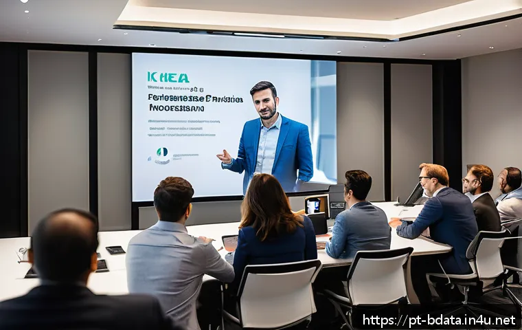 빅데이터 기술자의 글로벌 네트워킹 팁 - A professional international networking event focused on Big Data, featuring diverse attendees from ...