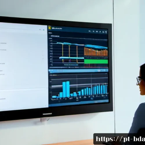 Home 17 빅데이터 기술자의 IT 서비스 제공 사례 - Photorealistic Brazilian big data technician providing IT support in a modern São Paulo financial of...
